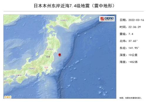 深夜突发！日本福岛附近7.3级地震，有核电站停止运转！中概股大奇迹日，飙升100%！房地产税改革试点